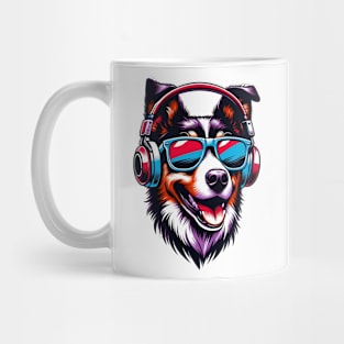 Smiling Rafeiro do Alentejo DJ in Japanese Art Style Mug